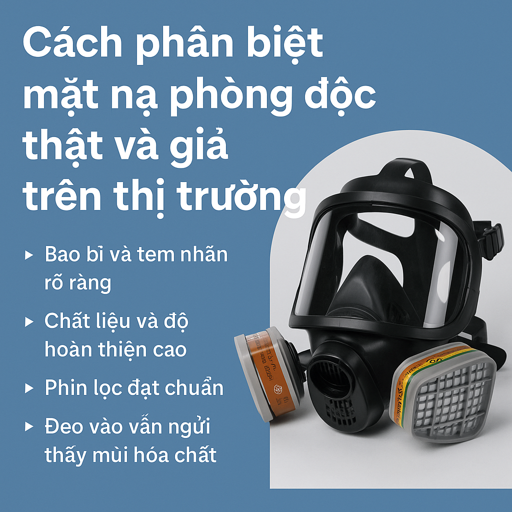 Cách Phân Biệt Mặt Nạ Phòng Độc Thật và Giả Trên Thị Trường